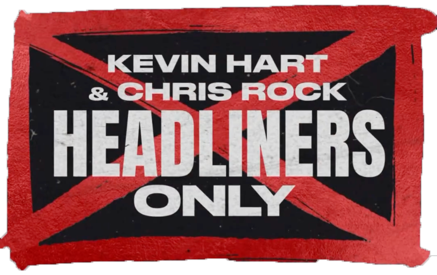 CHRIS ROCK & KEVIN HART, CHECKED BOX HEADLINERS ONLY LOGO